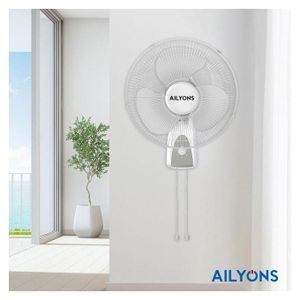 AILYONS WALL FAN MOUNT WITH SUPER POWER 16"Super Power Performance: Massive air throw to keep the whole room cool! 🌬️
Floor Space Saver: Perfect for shops, bedrooms, and offices. 🏢 wallfan 16 inches