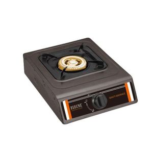 Rebune Stainless Steel Single Burner Gas Stove – Compact, Energy-Saving Design, Durable Body, High-Efficiency Flame, Easy to Clean, 2-Year Warranty With AUTOIGNITION AND FREE 1M GAS PIPE
