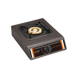 Rebune Stainless Steel Single Burner Gas Stove – Compact, Energy-Saving Design, Durable Body, High-Efficiency Flame, Easy to Clean, 2-Year Warranty With AUTOIGNITION AND FREE 1M GAS PIPE