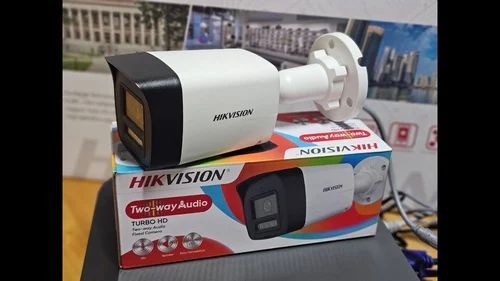 Hikvision Bullet Camera With  Two-Way Audio built-in microphone and speaker, Smart Hybrid Light, 25m Night Vision, IP67 Weatherproof