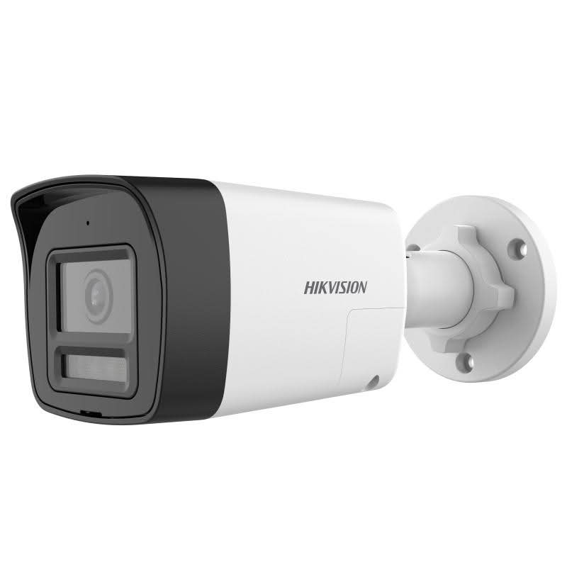 Hikvision Bullet Camera With  Two-Way Audio built-in microphone and speaker, Smart Hybrid Light, 25m Night Vision, IP67 Weatherproof