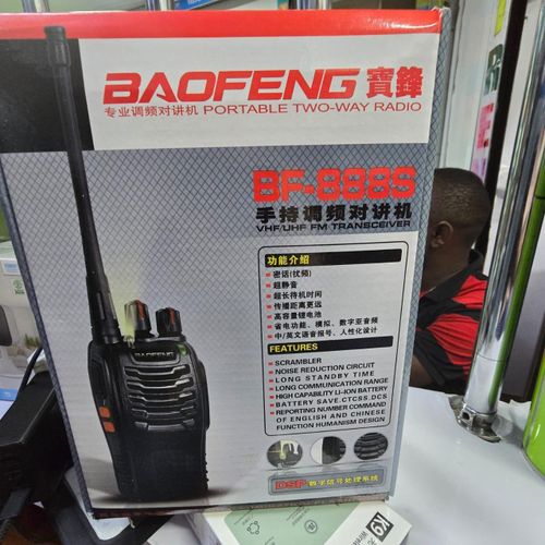 BAOFENG BF-888S Walkie Talkies for Adults Long Range Two Way Radios with Headphones 16 Channels Rechargeable Handheld 2 Way Radio with Flashlight Li-ion Battery and Charger (Pack of 2)