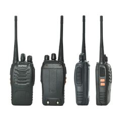 BAOFENG BF-888S Walkie Talkies for Adults Long Range Two Way Radios with Headphones 16 Channels Rechargeable Handheld 2 Way Radio with Flashlight Li-ion Battery and Charger (Pack of 2)