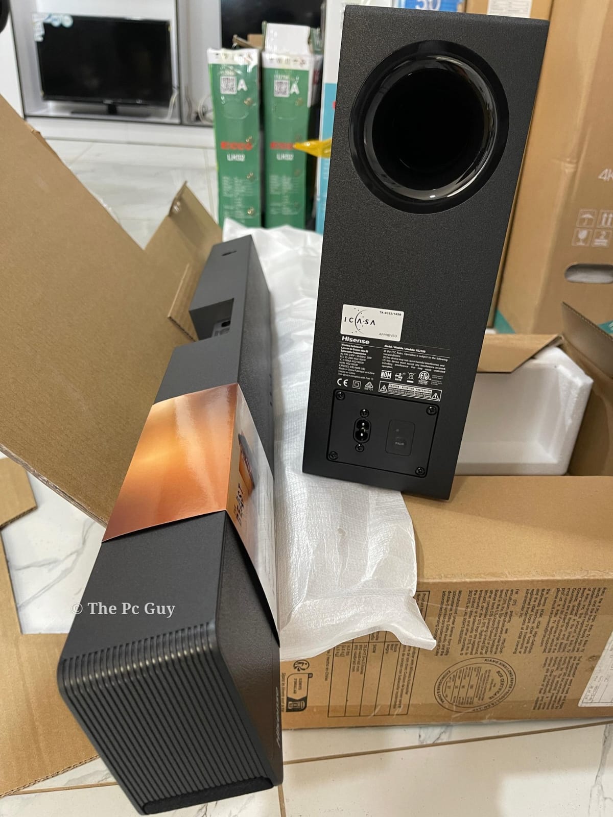 Hisense HS2100,Deep Bass-240W Dolby Digital Audio Home Cinema Soundbar. Deep BASS Sound System with subwoofer POWERFUL 240W SURROUND SOUND ⚡ PREMIUM QUALITY | QUICK DISPATCH ⚡(2YRS WARRANTY)