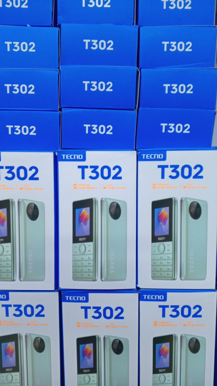 TECNO KABAMBE.Tecno T302 Dual SIM Feature Phone: Ultra-Slim Portable Mobile with Long-Lasting 1150mAh Battery, Large 2.0-Inch Display,. Kabambe