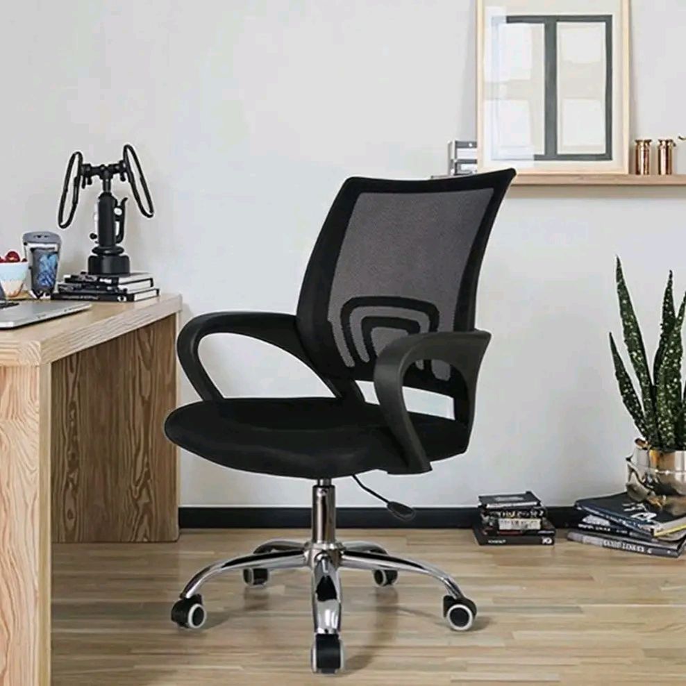 Executive office chair.  The swivel feature allows you to rotate the chair 360 degrees, providing easy access to different areas of your workspace without straining or reaching