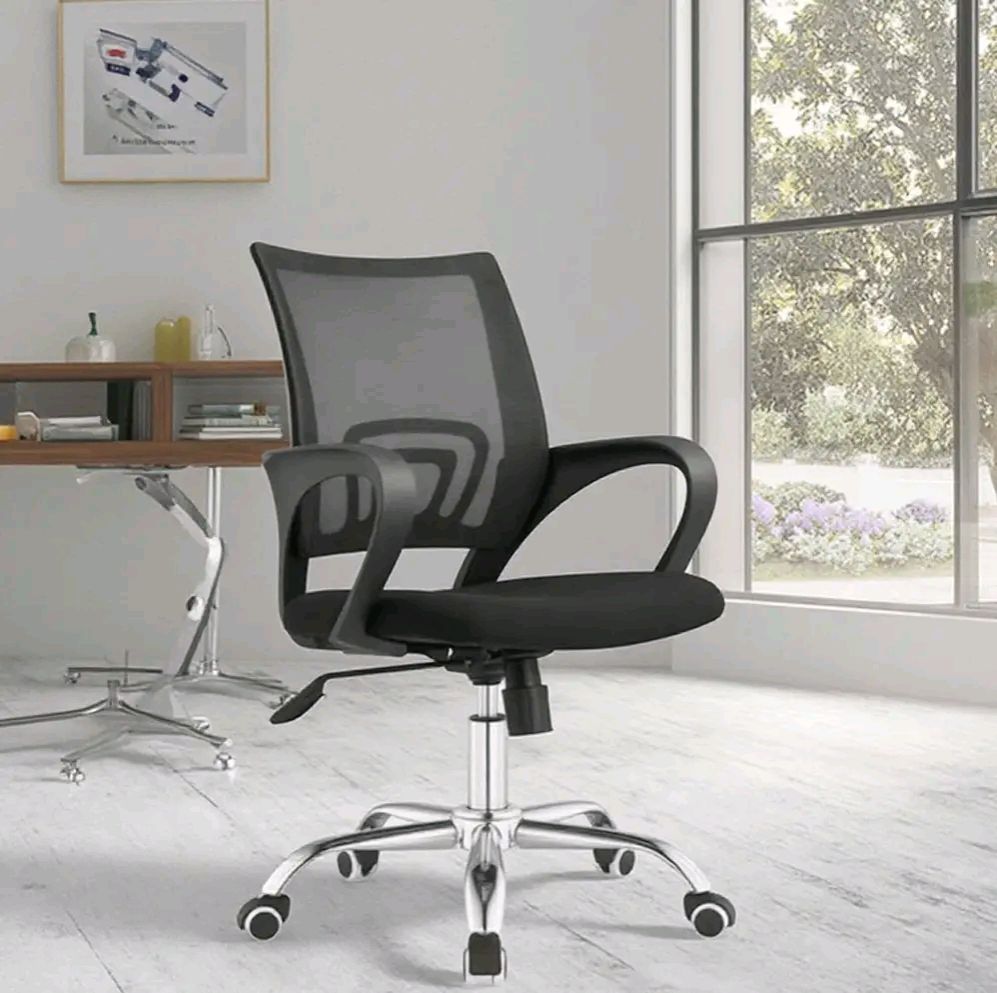 Executive office chair.  The swivel feature allows you to rotate the chair 360 degrees, providing easy access to different areas of your workspace without straining or reaching