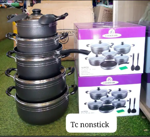 Original TC NonStick sufurias Durable Nonstick cooking pots provides long lasting superior Non-stick performance and has different sizes for different cooking needs hence you can cook different del