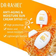 Dr. Rashel Sunscreen Moisture Sun Cream 60 SPF++ / Anti-aging