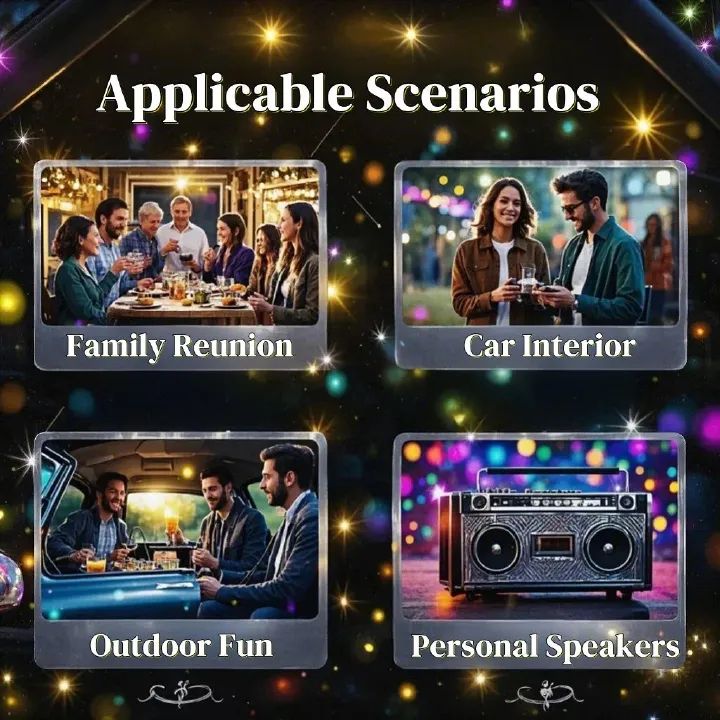 USB Mini Disco Light,Party Lights Ball Sound Activated, Halloween DJ Disco Ball Stage Lights-Multi Colors LED Car Atmosphere Light,Magic Strobe Light for Xmas Parties,Pool,Club,Church,Karaoke