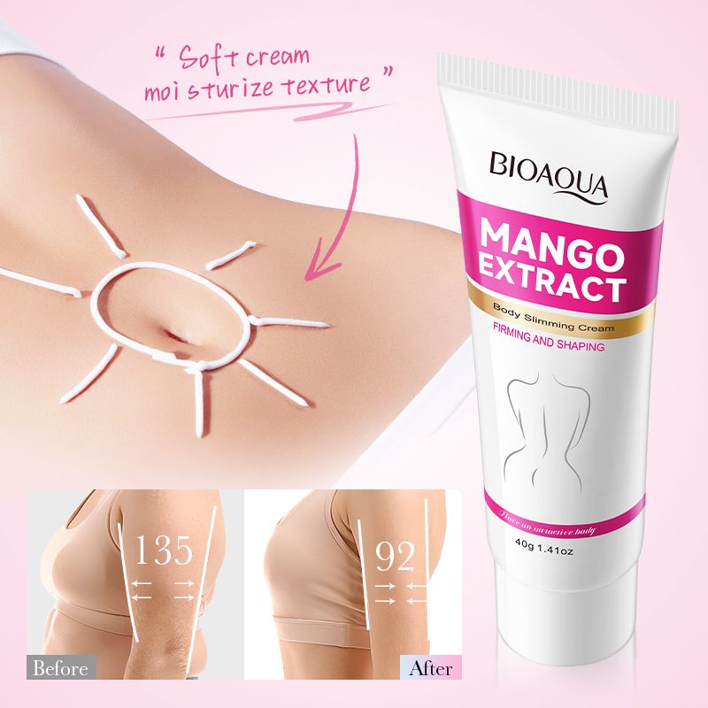 BIOAOUA Mango extract body slimming cream Burning Cream Fat Removal Cream Natural Plant Extract Burning Weight Loss Body Shaping Effective Remove Fat for Belly Fat Thighs Hips Anti-Cellulite Treatment