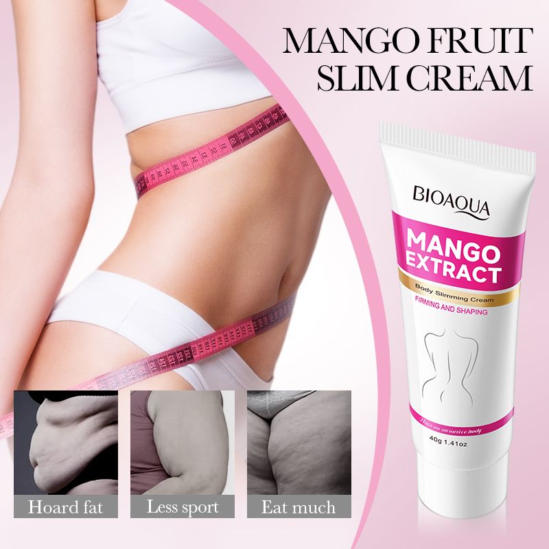 BIOAOUA Mango extract body slimming cream Burning Cream Fat Removal Cream Natural Plant Extract Burning Weight Loss Body Shaping Effective Remove Fat for Belly Fat Thighs Hips Anti-Cellulite Treatment