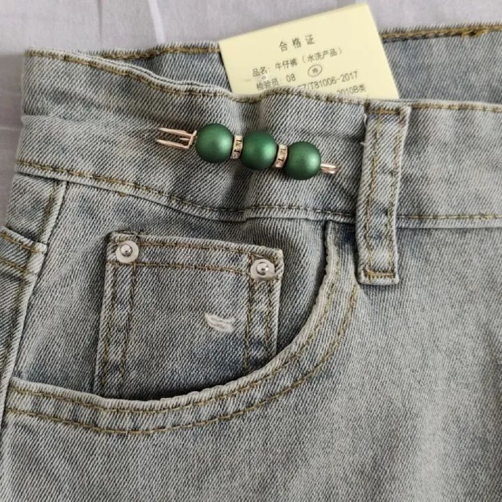 5PCS Multi-purpose Multi-function Imitating Pearl Pin Jewelry, Waist Reduction,pearl Brooch Fixed Girth,decorating Various Clothes/trousers/shirt/dress/sweater/shawl/pant