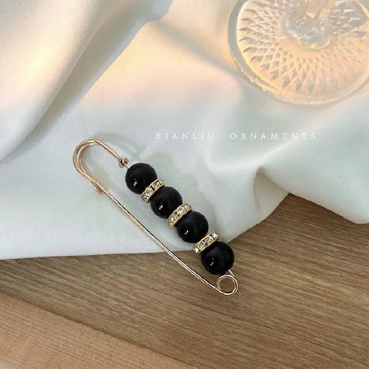 4pcs/6pcs Multi-purpose Multi-function Imitating Pearl Pin Jewelry, Waist Reduction,pearl Brooch Fixed Girth,decorating Various Clothes/trousers/shirt/dress/sweater/shawl/pant