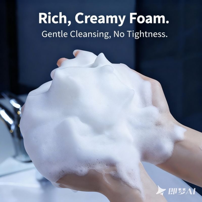 Refreshing Men's Facial Cleanser Men's Face Wash Men's Facial Foam Oil Control Acne/Fight Pimples Deep Cleansing Pore Minimizing Refreshing Exfoliating For Oily Skin Deep Pore Removes Dirt