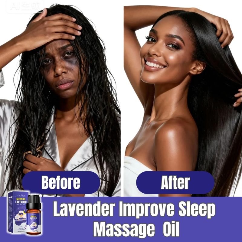 Lavender Massage Oil Improve Sleep Essential Oil Skin Care Oil Antiwrinkle Alleviate Fatigue Restore Vitality Insomnia Calm Aromatherapy Relax Remove Spot Stress Relief Brightening Reduce Acne