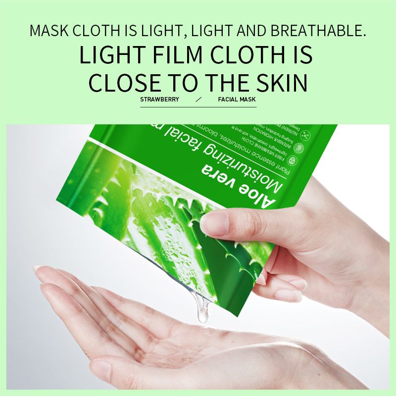 BIOAOUA aloe vera face mask -sadoer skin care set natural plants - moisturize hydrating brightening whitening acne treatment | firming anti-wrinkle deeply nourish smooth anti-dark repair skin