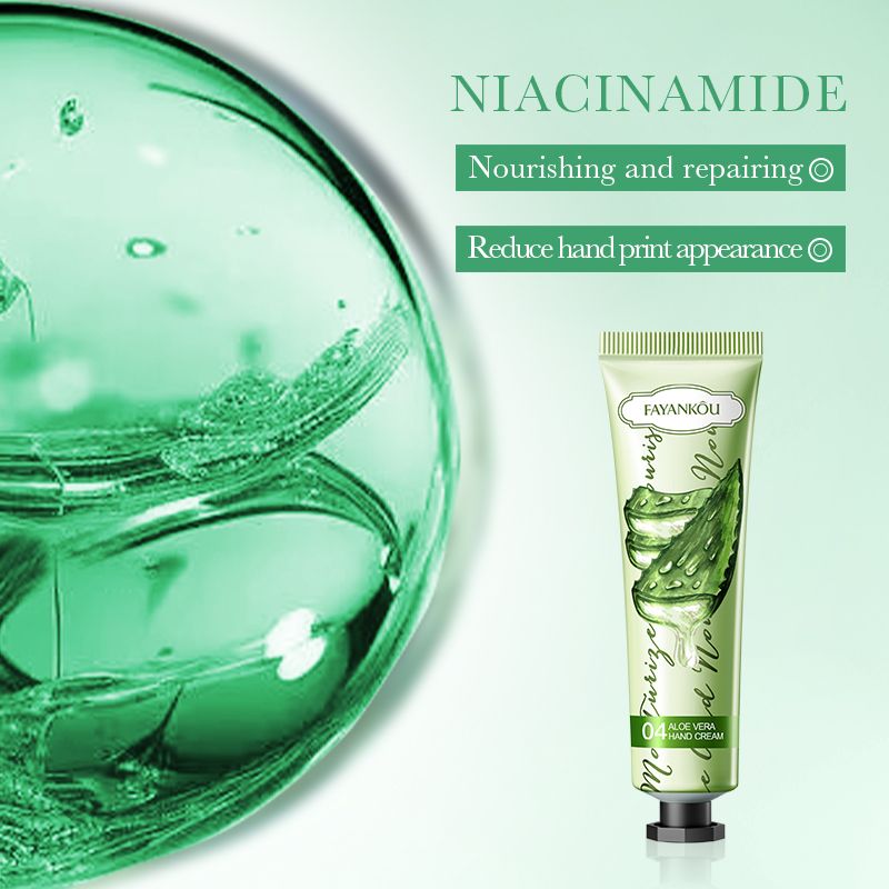 FAYANKOU Natural Aloe Vera Hand Cream Moisturizing Hand Lotion Nourishing Aloe Barbadensis Leaf Juice Vitamin E Natural Extract Hydrating Moisturizing Soothing Non-Greasy Soften Hand Refreshing