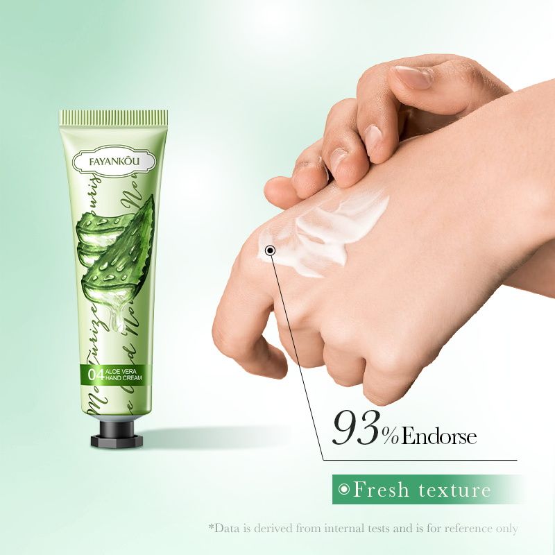 FAYANKOU Natural Aloe Vera Hand Cream Moisturizing Hand Lotion Nourishing Aloe Barbadensis Leaf Juice Vitamin E Natural Extract Hydrating Moisturizing Soothing Non-Greasy Soften Hand Refreshing