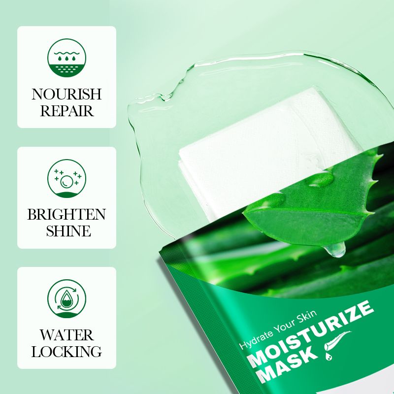 FAYANKOU aloe vera face mask -sadoer skin care set natural plants - moisturize hydrating brightening whitening acne treatment | firming anti-wrinkle deeply nourish smooth anti-dark repair skin
