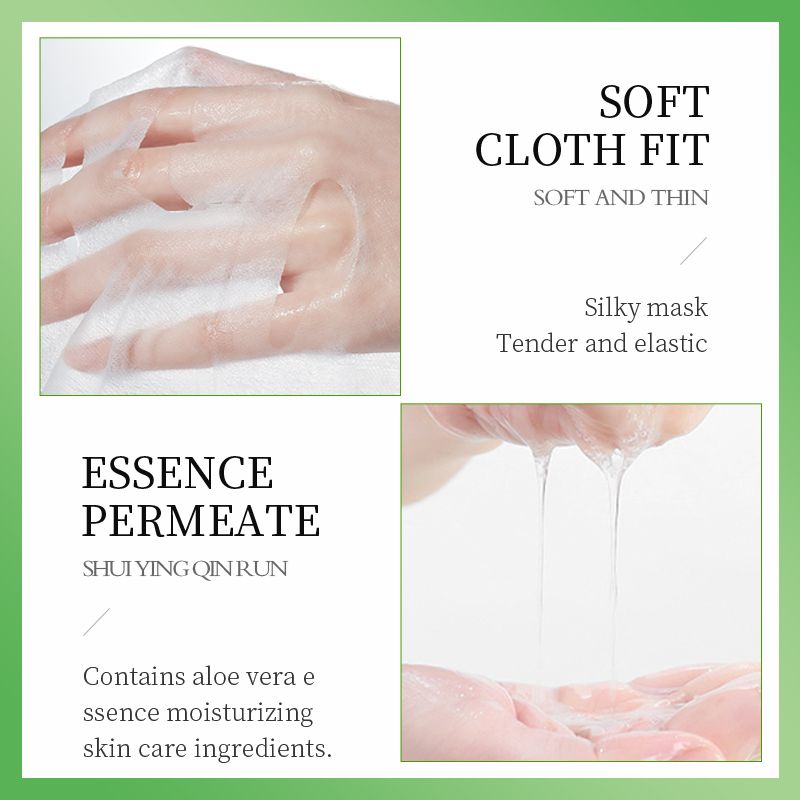 SADOER aloe vera face mask -sadoer skin care set natural plants - moisturize hydrating brightening whitening acne treatment | firming anti-wrinkle deeply nourish smooth anti-dark repair skin