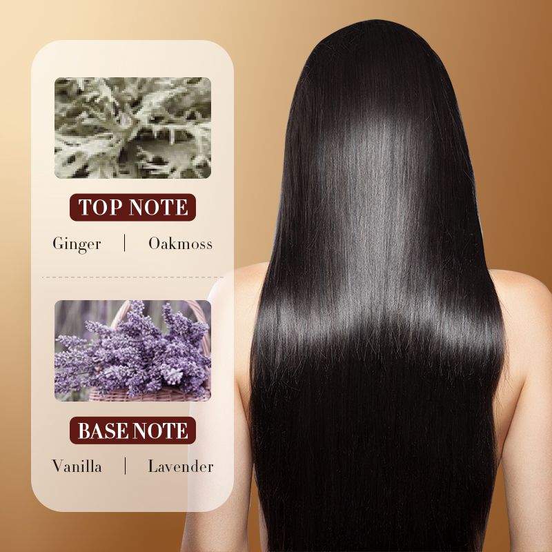 Natural Ginger Essence Disposable Shampoo Anti-Dandruff Oil Control Deep Cleansing Hair Strengthening Volumizing Ginger Extract Biotin Keratin Strengthens Hair Roots Repairs Dry Ends Soft & Silky