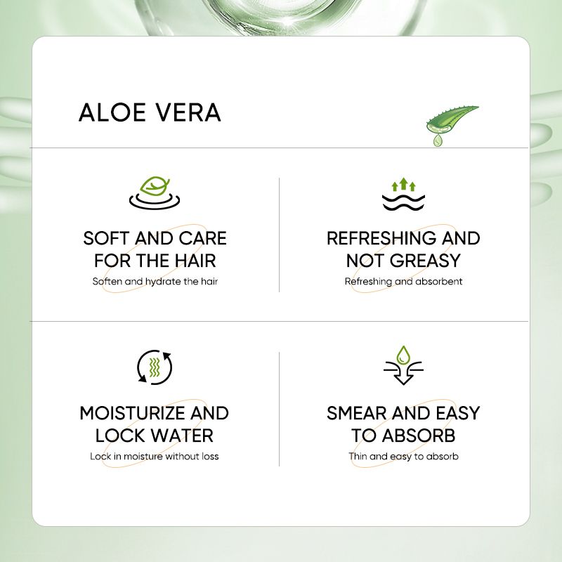 SADOER Nature Aloe Vera Hair Mask Hair Growth Conditioner Intensive Repair Hair Care Smoothing Strengthening Damage Repair Detangling Softening For Damaged Hair Hydrating Nourishing Repairing