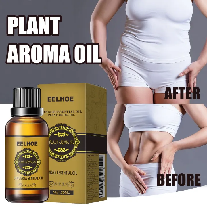 Ginger Slimming Essential Oil firming and tightening the abdomen reducing the belly shaping the thighs and hands of excess fat natural plant extracts massage use