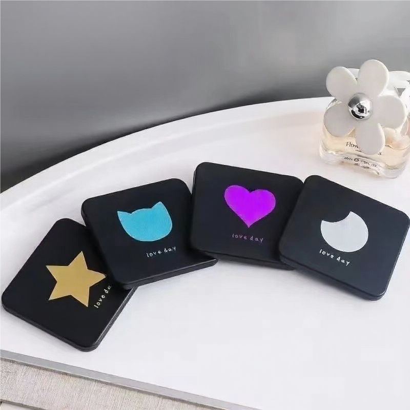 Makeup Mirror Folding Mirror Vanity Mirror Handheld Mirror Compact Mirror Double Sided Folding Design Mini/Compact Handheld Stand Mirror For Women/Girl Students For Teens For Travel For Purse/Handbag