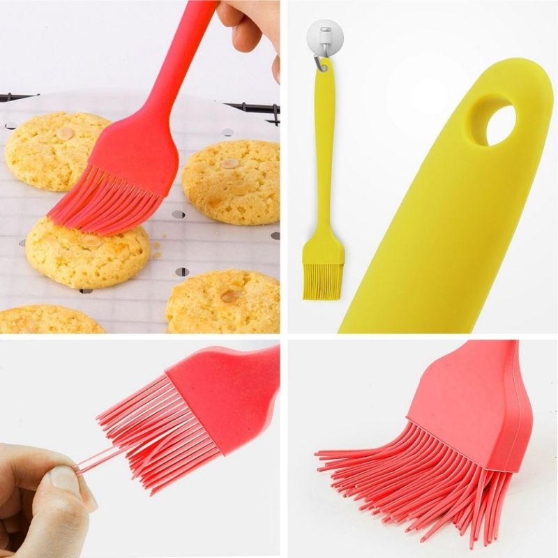 Food-Grade Silicone Basting Brush Heat-Resistant Kitchen Basting Brush Pastry Brush Grill Brush Cooking Brush Oil Pastry cake baking cooking kitchen tool