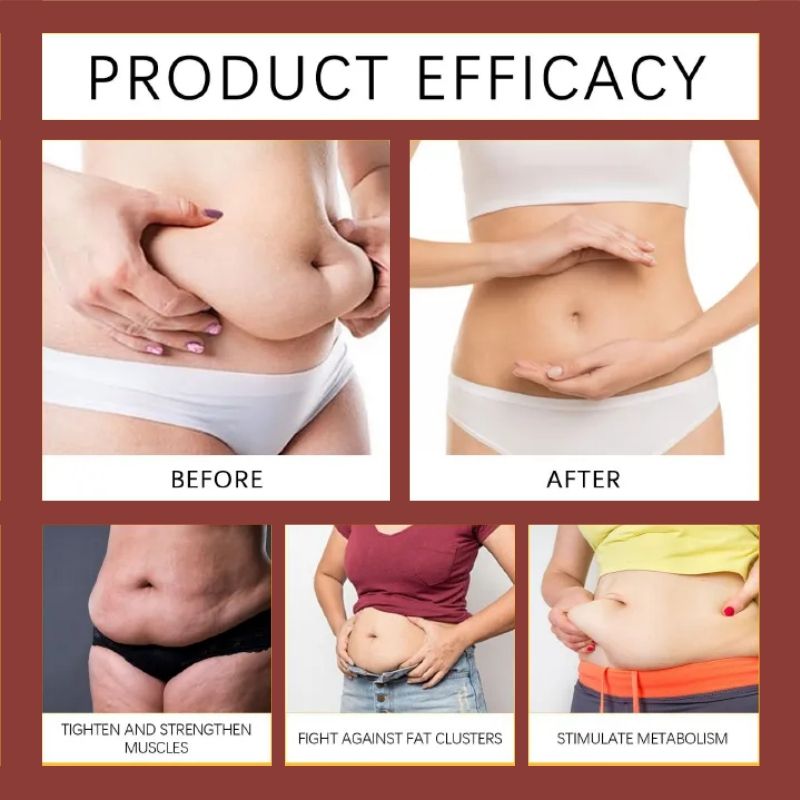 SADOER Natural Herbal Extract Slimming Oil Slim Serum Oil Weight Loss Oil Body Slimming Fat Burning Anti-Cellulite Caffeine Natural Ingredient Tighten Skin Firm Skin Reduce Fat Burn Fat Shape Body