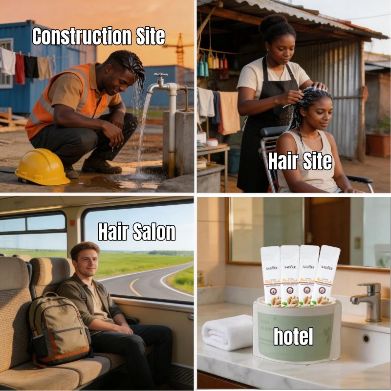 SADOER Nature Ginger Essence  Hair Mask Hair Growth Conditioner Intensive Repair Hair Care Smoothing Strengthening Damage Repair Detangling Softening For Damaged Hair Hydrating Nourishing Repairing