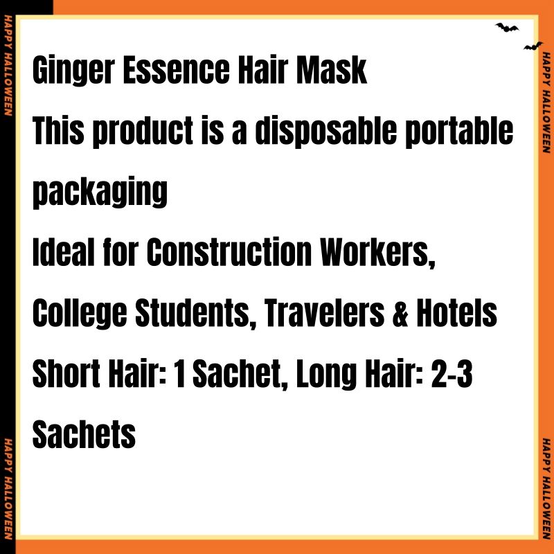 SADOER Nature Ginger Essence  Hair Mask Hair Growth Conditioner Intensive Repair Hair Care Smoothing Strengthening Damage Repair Detangling Softening For Damaged Hair Hydrating Nourishing Repairing