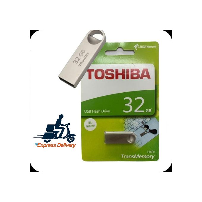 Toshiba Smart Flash Disk , 32GB , Metal 32 GB- Silver
