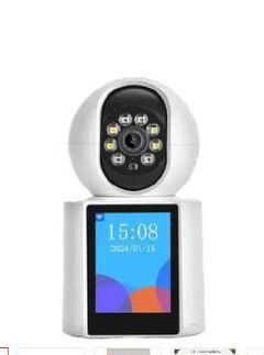 ICSEE 3MP WIFI CCTV CAMERA with AI visual Video calling camera with 2.8inch screen which enables you to be visible by person near camera 2 way visual communication, high quality video recording camera