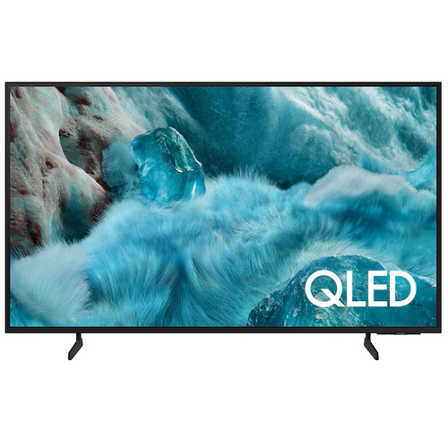 SAMSUNG 55” Q LED TV: QA55Q7FAAU, 3,840 x 2,160 4K UHD RESOLUTION, 50Hz MOTION REFRESH RATE, Q4 AI PROCESSOR, QUANTUM HDR, HDR 10+ SUPPORT, 4K AI UPSCALING, SUPREME UHD DIMMING, SLIM LOOK DESIGN