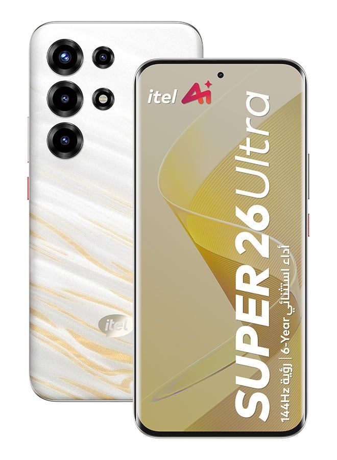 [SUPER DEALS!!!] Itel SUPER 26 ULTRA 8GB RAM + 256GB ROM Storage 6.8" Inch 144Hz 3D Curved AMOLED Display In-display fingerprint scanner IP65 6000mAh Dual sim + FREE GIFTS INCLUDED