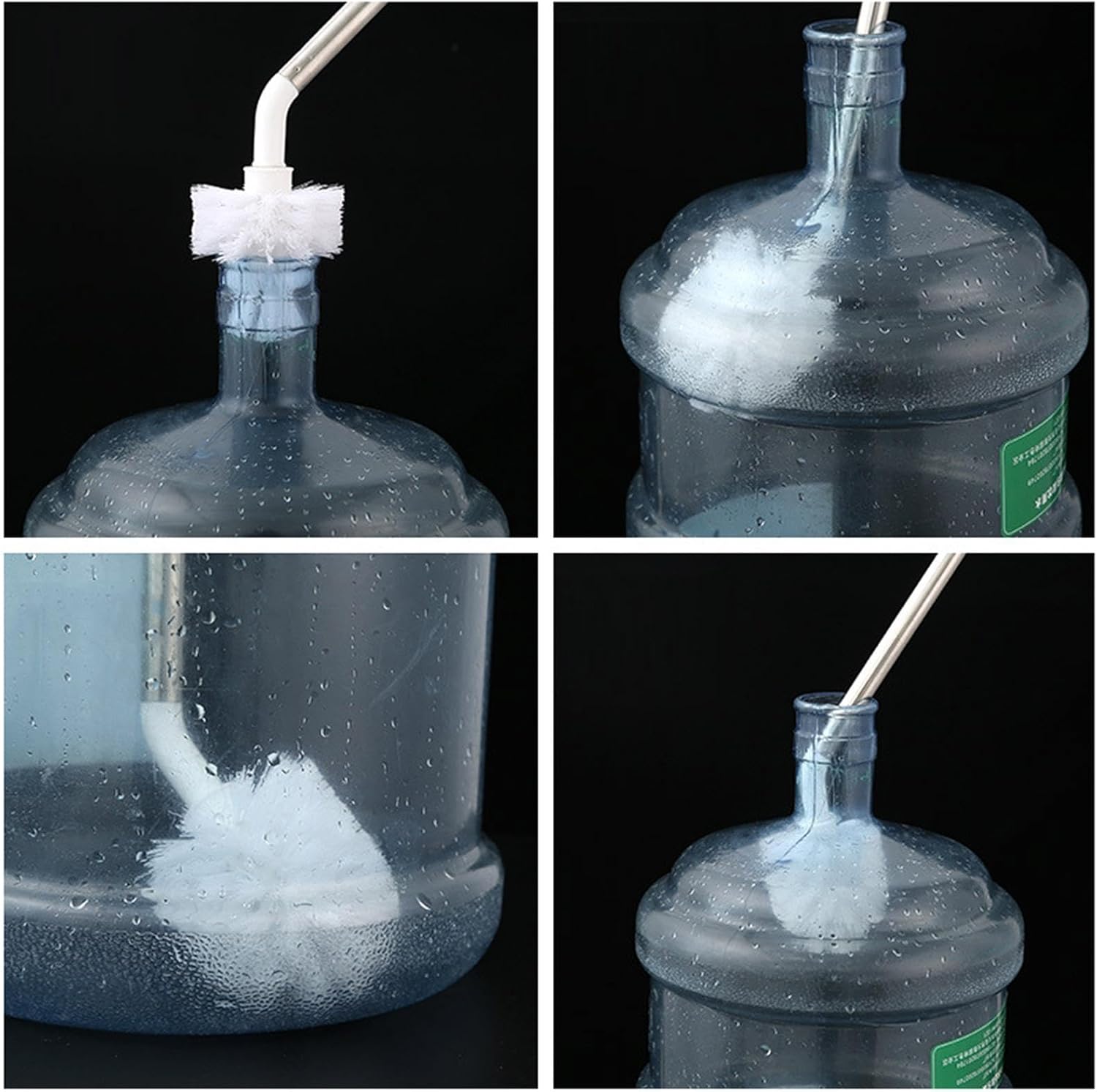 24in Bucket Brush For Cleaning  Gallon Bottle Cleaning Brush | L-shaped Cleaning Long Handle Brush | Long Carboy Brush With Light Non Slip Handle | Water Bucket Brush For Water Bottles