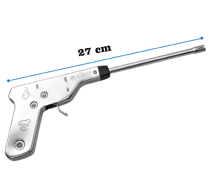 Metal Impulse Igniter Spark Gas Lighter, Long Lasting, Rust Proof, Unbreakable, Restaurants & Kitchen Use with Cardboard Package