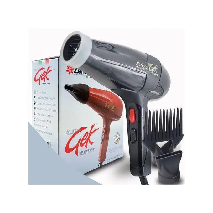 Ceriotti Professional Super Gek 3800 Hair Blow Dryer