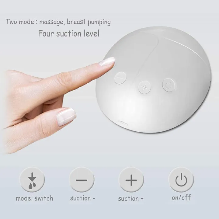 Breast Pump, Electric Breastfeeding Pump 2 Modes 9 Levels Dual Rechargeable Nursing Double Breast Milk Pump for Mom's Breastfeeding