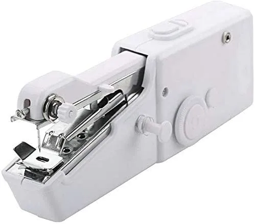Portable Mini Sewing Machine - Handheld Electric Quick Handy Stitch Tool for Fabric, Clothing, Kids Cloth - Home and Travel Use