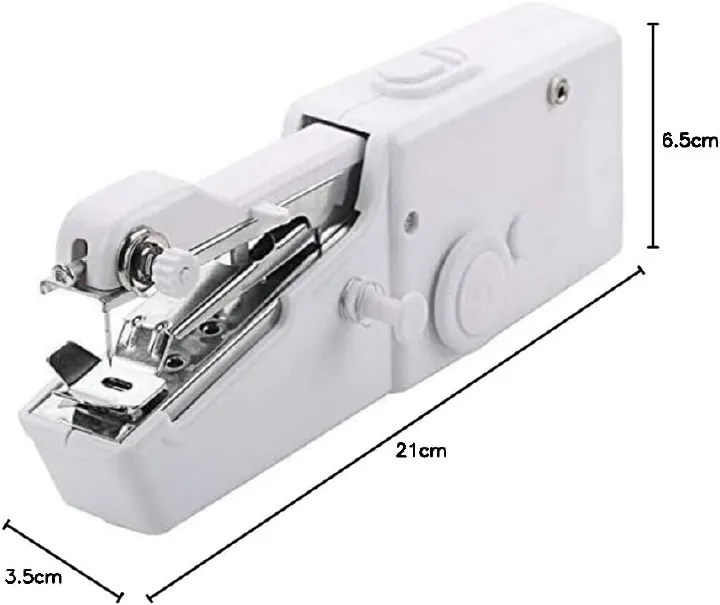 Portable Mini Sewing Machine - Handheld Electric Quick Handy Stitch Tool for Fabric, Clothing, Kids Cloth - Home and Travel Use
