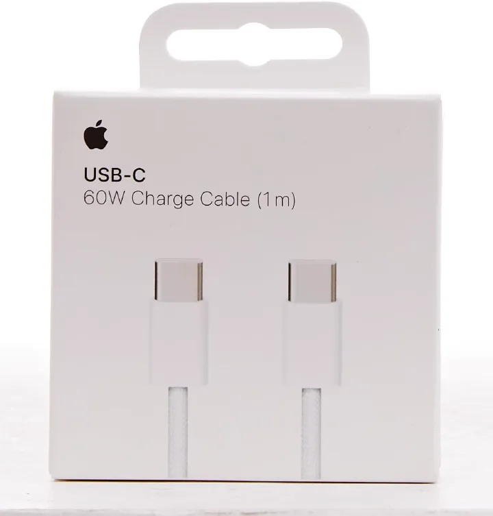High-Speed USB C Power Adapter Cable - 1m, 60W Type C Charger Cable for Phone 15 14 13 12 Promax, 60W USB-C Charge Cable Apple USB-C / USB-C Cable in Braided Nylon 60W - 1M