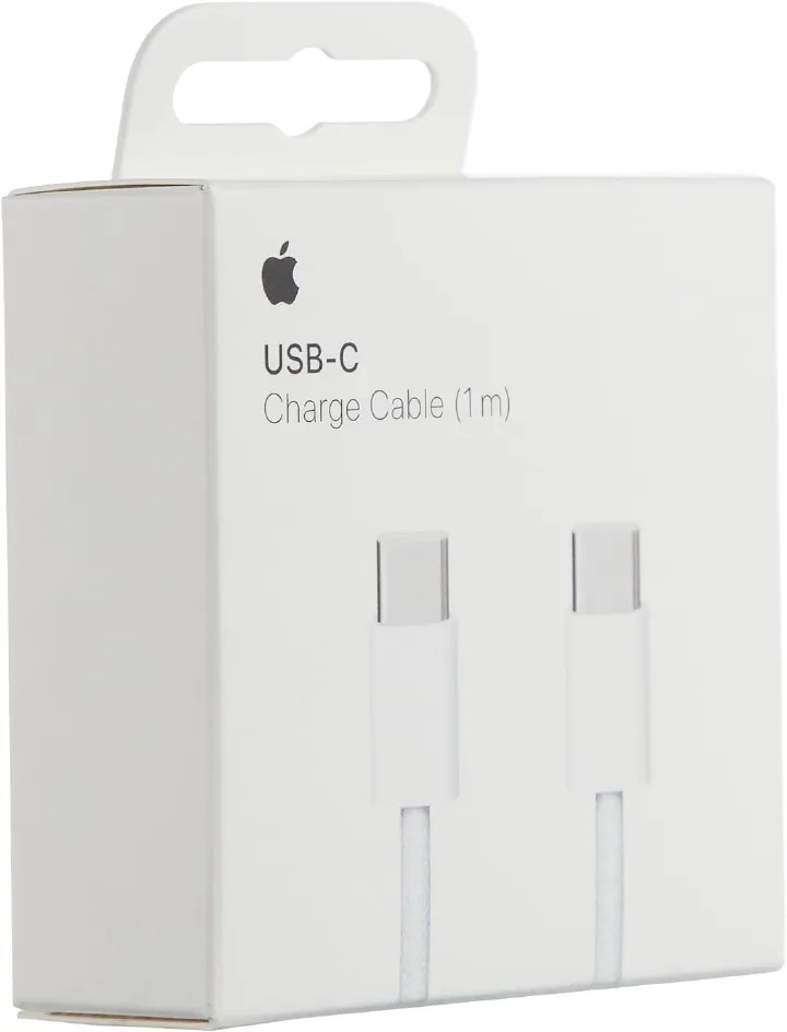 High-Speed USB C Power Adapter Cable - 1m, 60W Type C Charger Cable for Phone 15 14 13 12 Promax, 60W USB-C Charge Cable Apple USB-C / USB-C Cable in Braided Nylon 60W - 1M