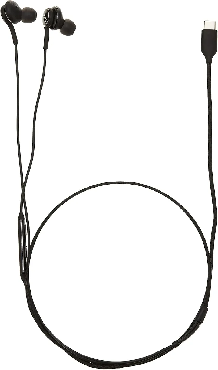 Samsung AKG Type-C Earphone SAMSUNG EO-IC100BBEGUS Corded Type-C Earphones, Black,
