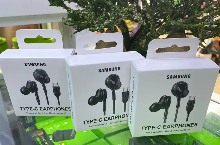 Samsung AKG Type-C Earphone SAMSUNG EO-IC100BBEGUS Corded Type-C Earphones, Black,
