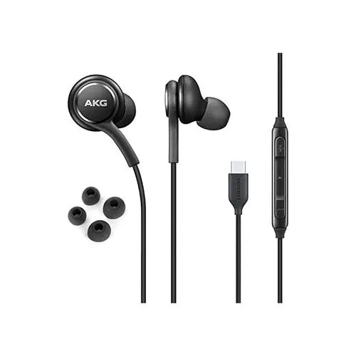 Samsung AKG Type-C Earphone SAMSUNG EO-IC100BBEGUS Corded Type-C Earphones, Black,