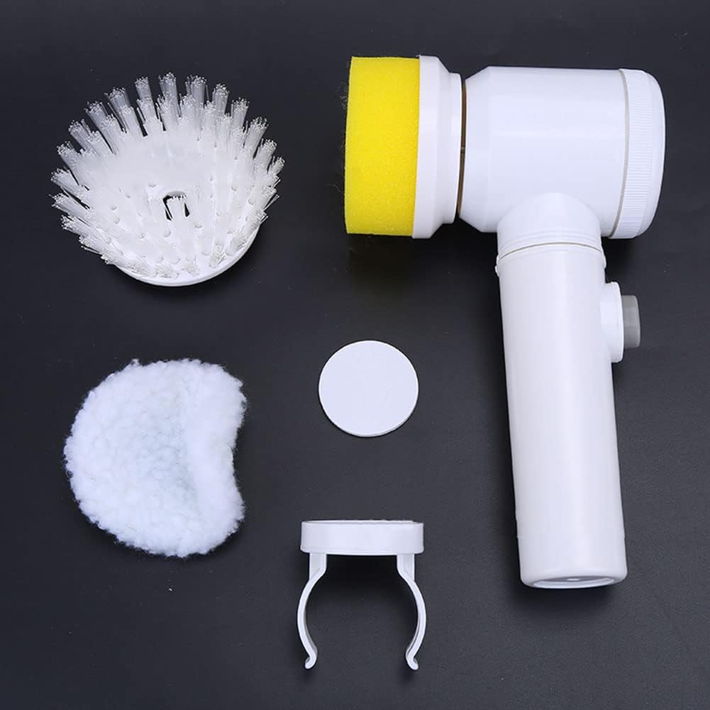 Electric Cleaning Brush, 3 in 1 Magic Power Scrubber for Kitchen Bathroom Tub Shower Tile Carpet Bidet Sofas, Cordless Battery Powered Scrubber w/3 Brush Heads