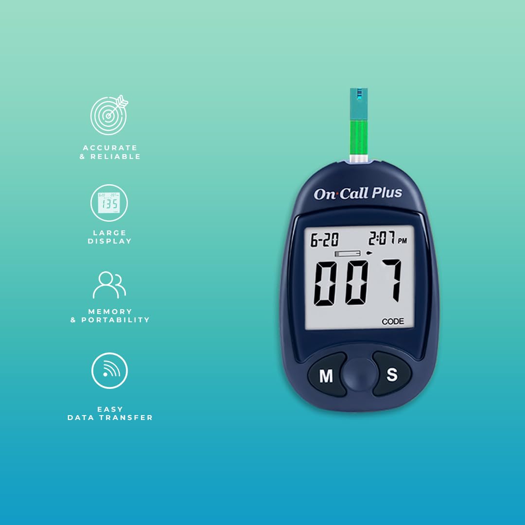 On Call Glucometer Kit without Strips | Blood Glucose Test Kit | Easy & Accurate Sugar Monitoring Kit